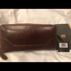 NWT Melissa Zip Wallet in Cognac.
